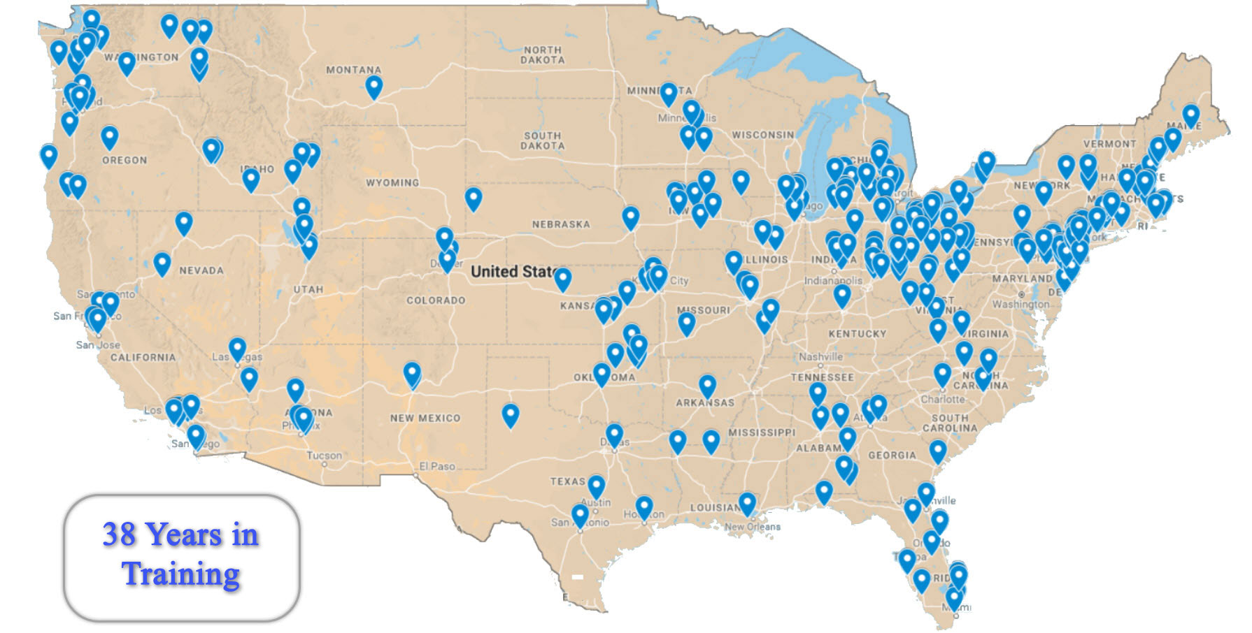 Coverage Map Van Meter and Associates, Inc.